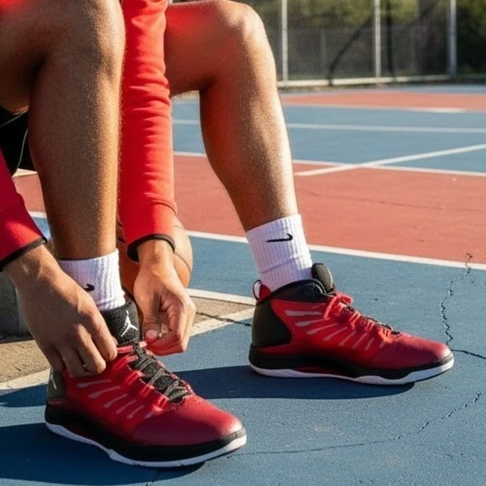 Air Jordan PrimeFly2 Red Black‎ Infrared 23, Basketball Shoes Men's Size 12